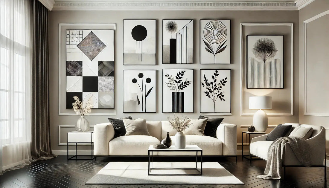 20 idees de tableaux noir et blanc