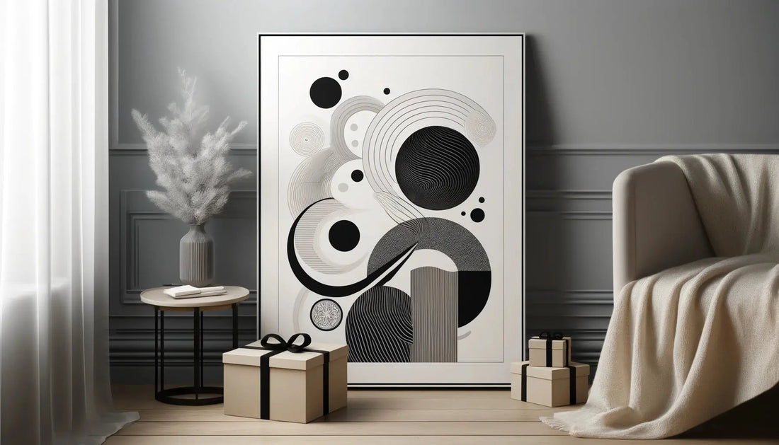Tableau Noir et Blanc Original : l'idée cadeau parfaite?