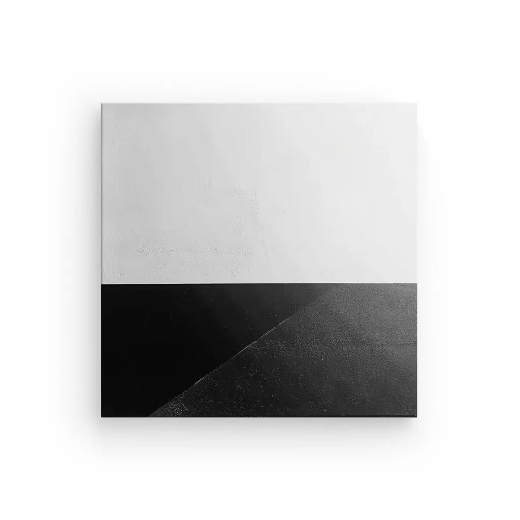 Tableau Epuré Design Minimaliste Noir et Blanc - #tag1# - #tag2#