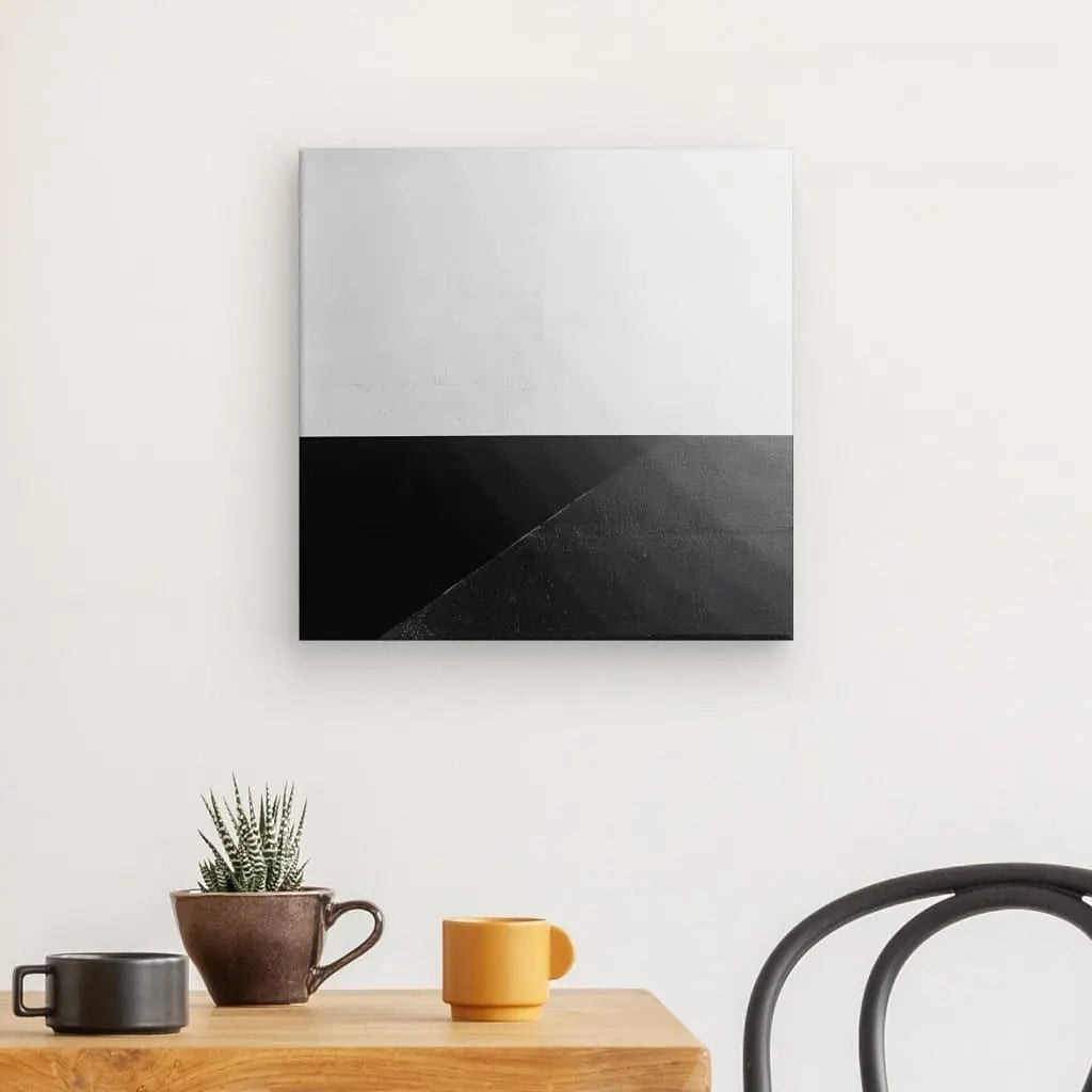 Tableau Epuré Design Minimaliste Noir et Blanc - #tag1# - #tag2#