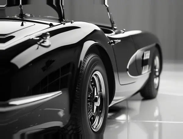 Tableau Voiture Shelby Luxe Noir et Blanc - #tag1# - #tag2#