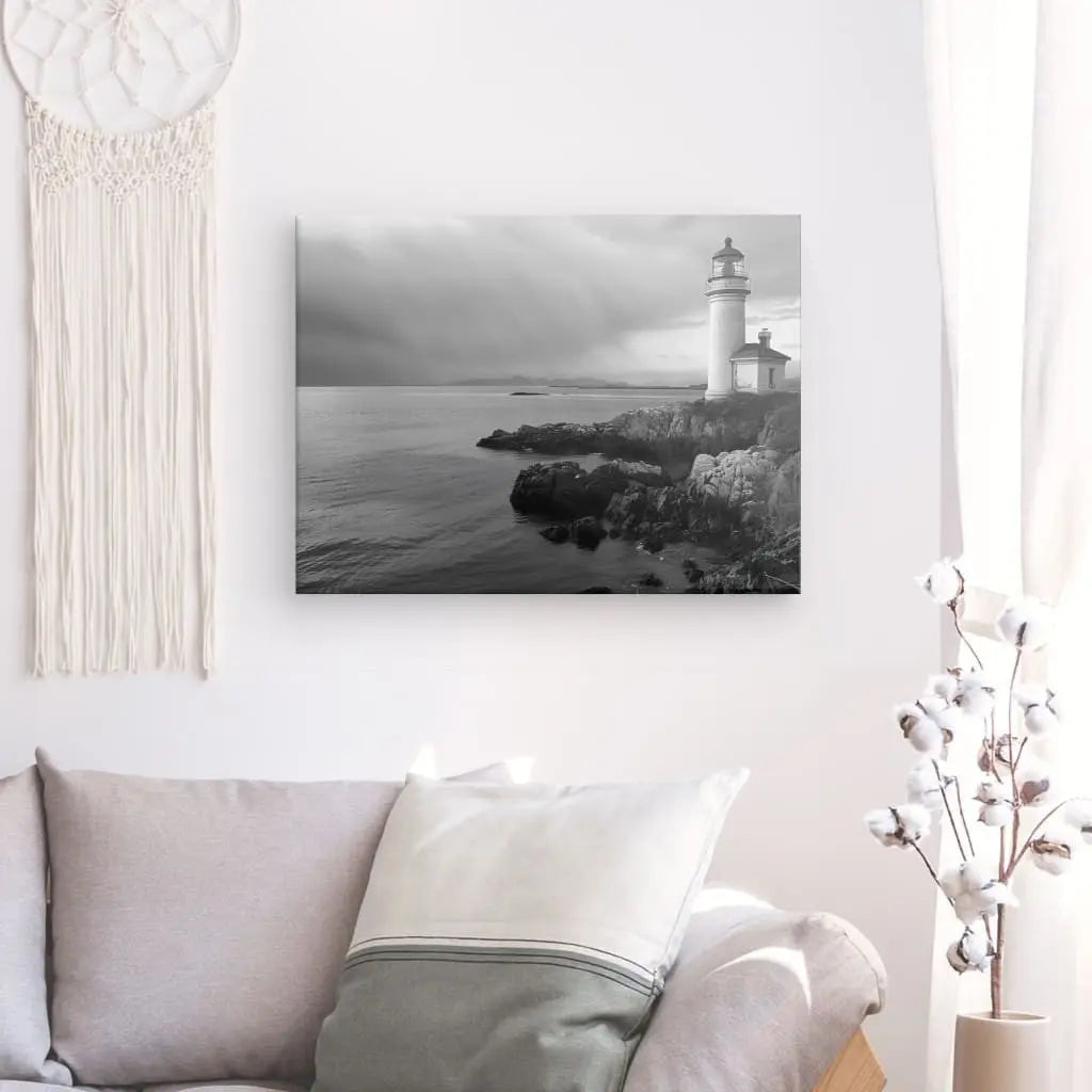 Tableau Phare Breton Noir et Blanc - #tag1# - #tag2#