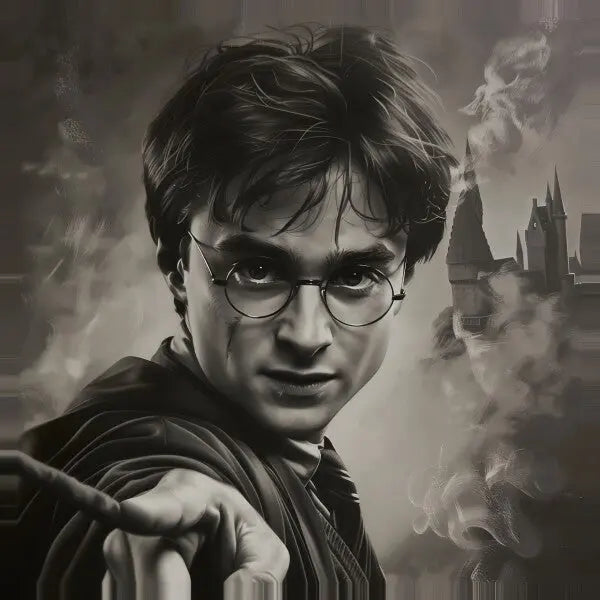 Tableau Sorcier Harry Potter Sépia - #tag1# - #tag2#