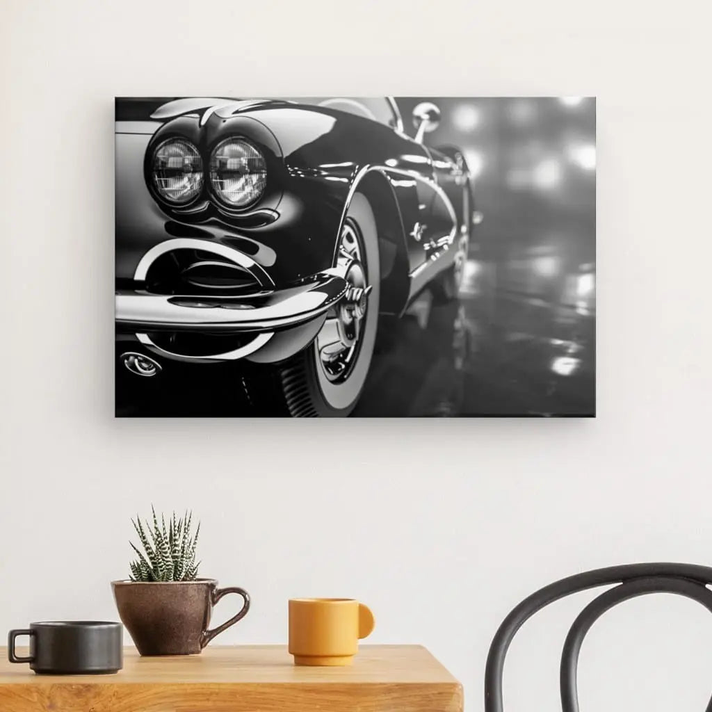 Tableau Rolls Voiture Collection Noir et Blanc - #tag1# - #tag2#
