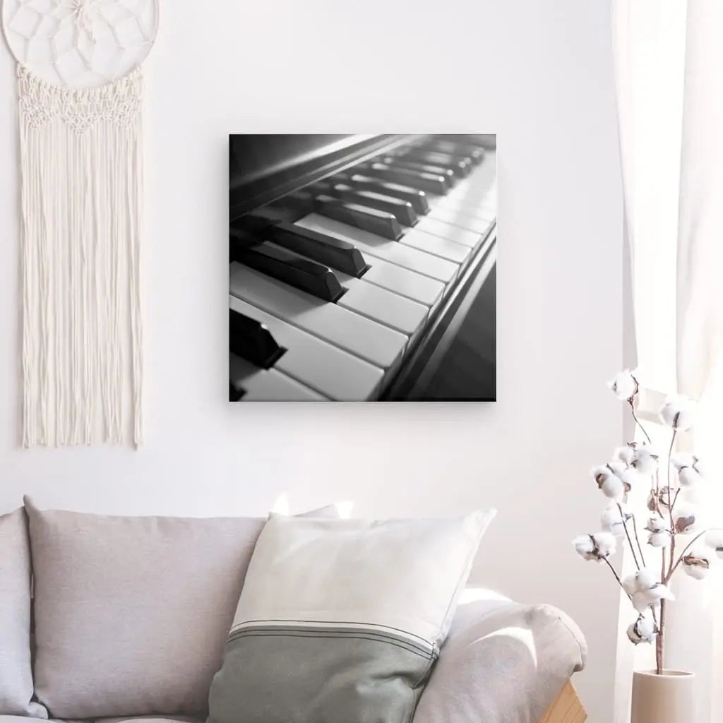 Tableau Clavier Piano Noir et Blanc - #tag1# - #tag2#