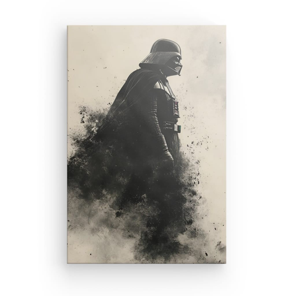 Tableau sépia profil Dark Vador