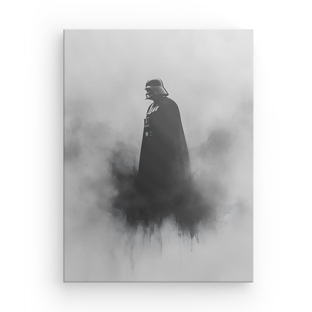 Tableau Dark Vador Star Wars Noir et Blanc