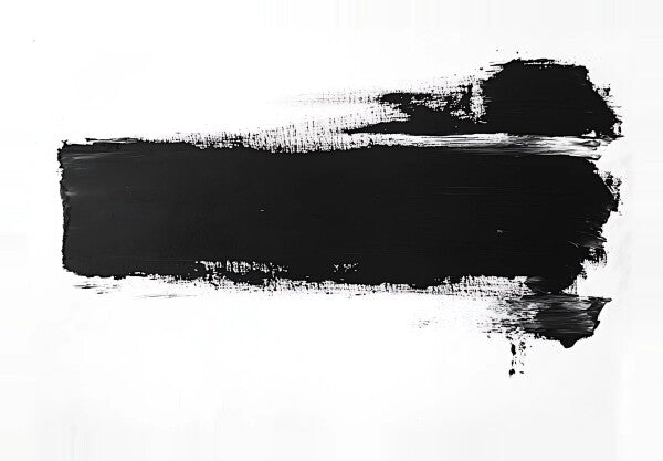 Tableau contraste noir et blanc abstrait