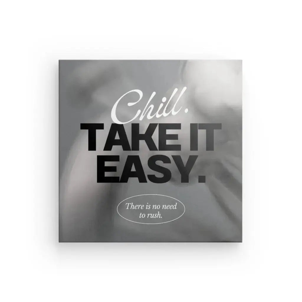 Tableau "Take it easy" Noir et Blanc - Univers Noir et Blanc - #tag1# - #tag2# - #tag3#