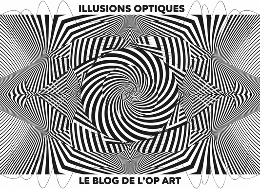 op art noir et blanc