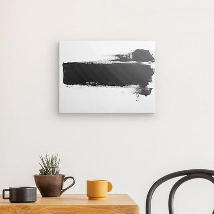 Tableau contraste noir et blanc abstrait Univers Noir et Blanc 