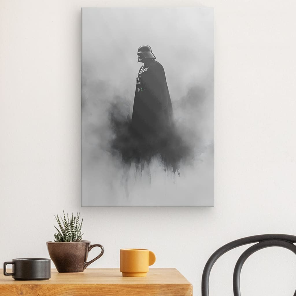 Tableau Dark Vador Star Wars Noir et Blanc Univers Noir et Blanc 
