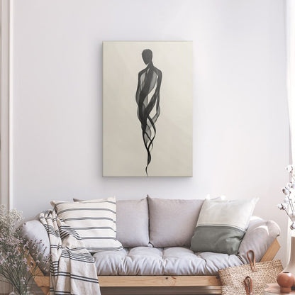 Poster Affiche personnage abstrait design moderne