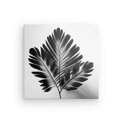 Tableau Végétaux Feuille d'Arbre Tige Plante Noir et Blanc - #tag1# - #tag2# 