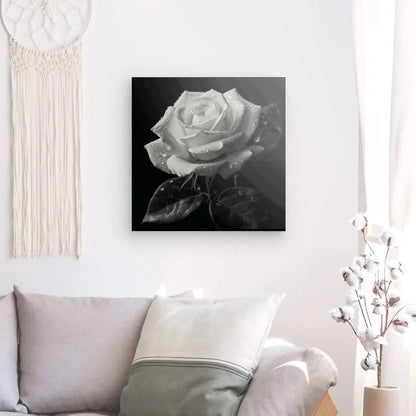 Tableau Rose Nature Morte Fleur Noir et Blanc - #tag1# - #tag2# 