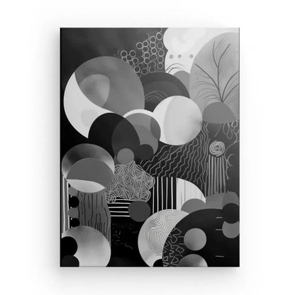 Tableau Monochrome Cercle Décoration Moderne - #tag1# - #tag2# 
