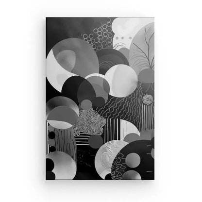 Tableau Monochrome Cercle Décoration Moderne - #tag1# - #tag2# 