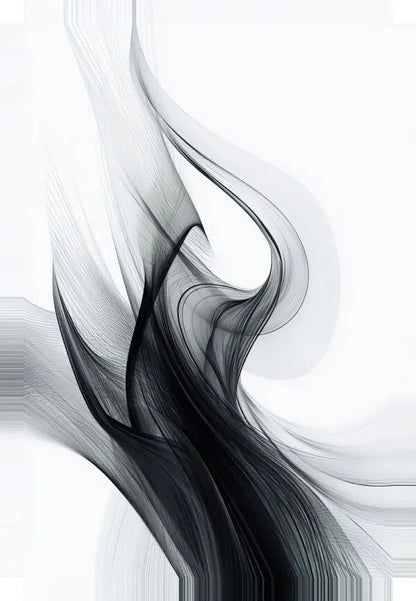Tableau Vapeur Fumée Noire Fond Blanc - #tag1# - #tag2# 