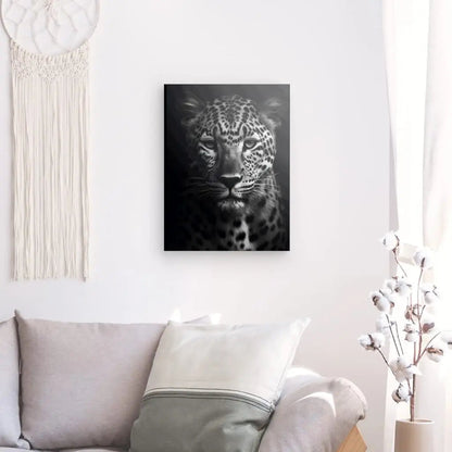 Tableau Panthère Portrait Sauvage Noir et Blanc - #tag1# - #tag2# 