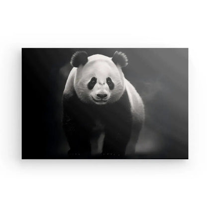 Tableau Panda Sauvage Animal Noir et Blanc - #tag1# - #tag2# 