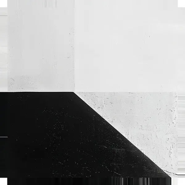 Tableau Minimaliste Moderne Noir et Blanc - #tag1# - #tag2# 