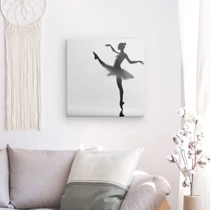 Tableau Photo Danse Classique Danseuse Jupe Tutu Noir et Blanc - #tag1# - #tag2# 
