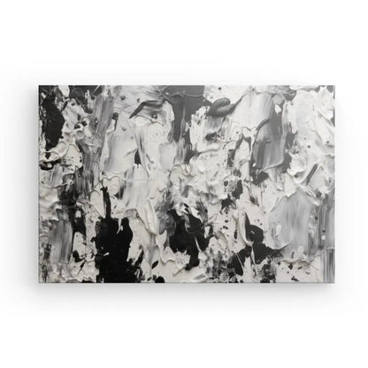 Tableau peinture acrylique épaisse impression noir et blanc - #tag1# - #tag2# 