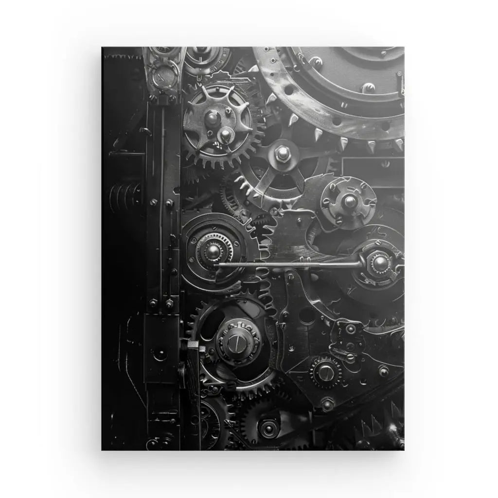 Tableau Style Steampunk Noir et Blanc - #tag1# - #tag2# 