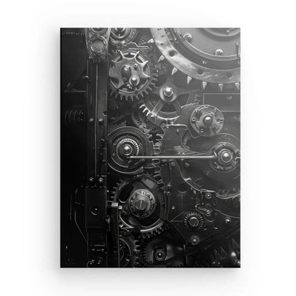 Tableau Style Steampunk Noir et Blanc - #tag1# - #tag2# 