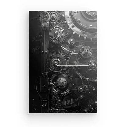 Tableau Style Steampunk Noir et Blanc - #tag1# - #tag2# 