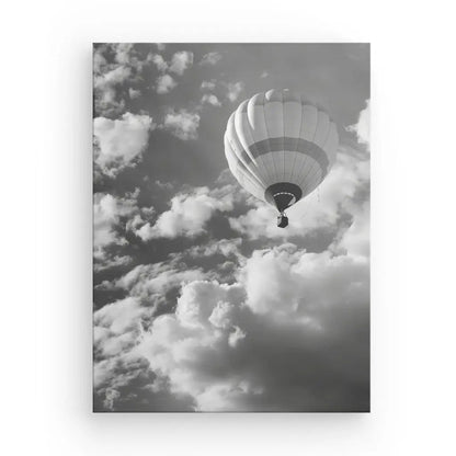 Tableau Montgolfière Ballon Noir et Blanc - #tag1# - #tag2# 