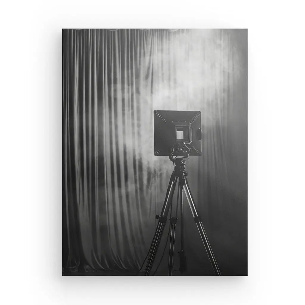 Tableau Projecteur Cinéma Noir et Blanc - #tag1# - #tag2# 