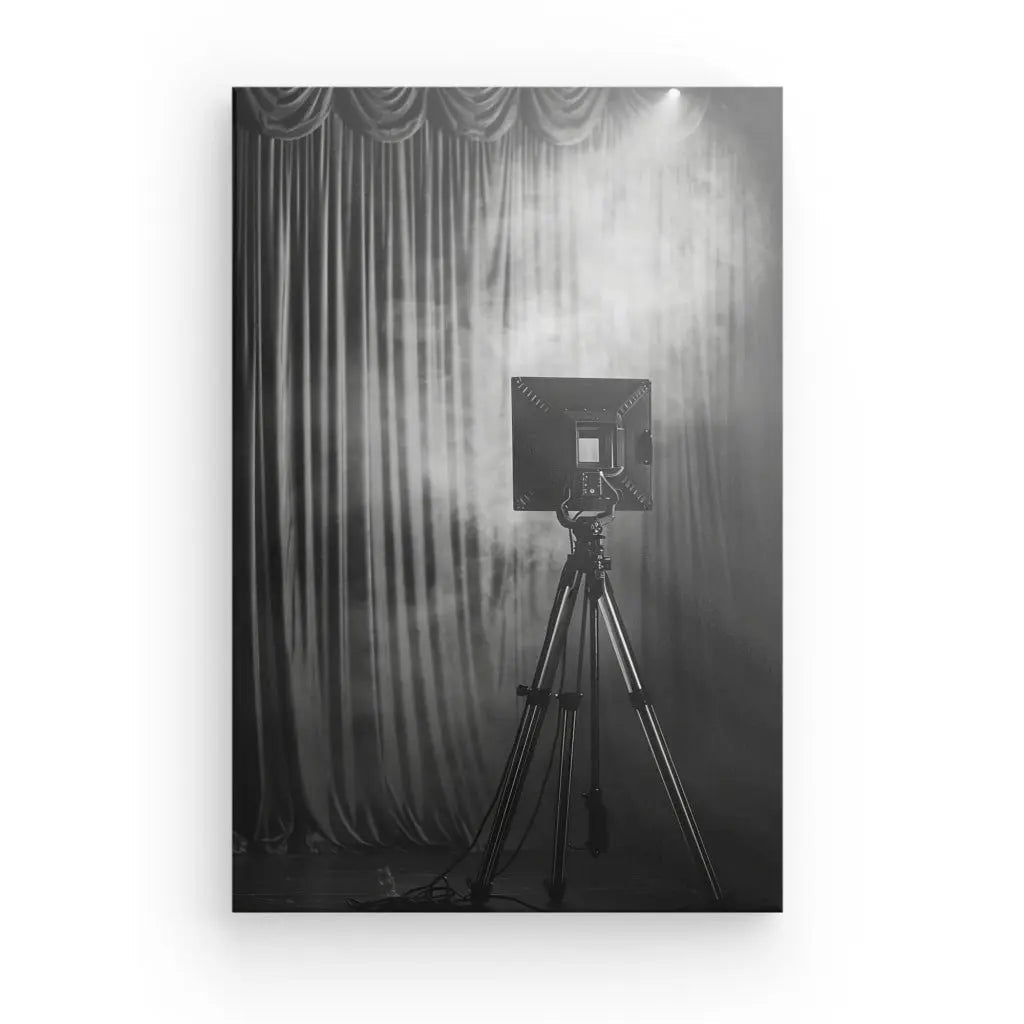 Tableau Projecteur Cinéma Noir et Blanc - #tag1# - #tag2# 