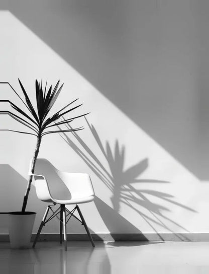 Tableau Intérieur Moderne Jeux de Lumières Monochromes - #tag1# - #tag2# 