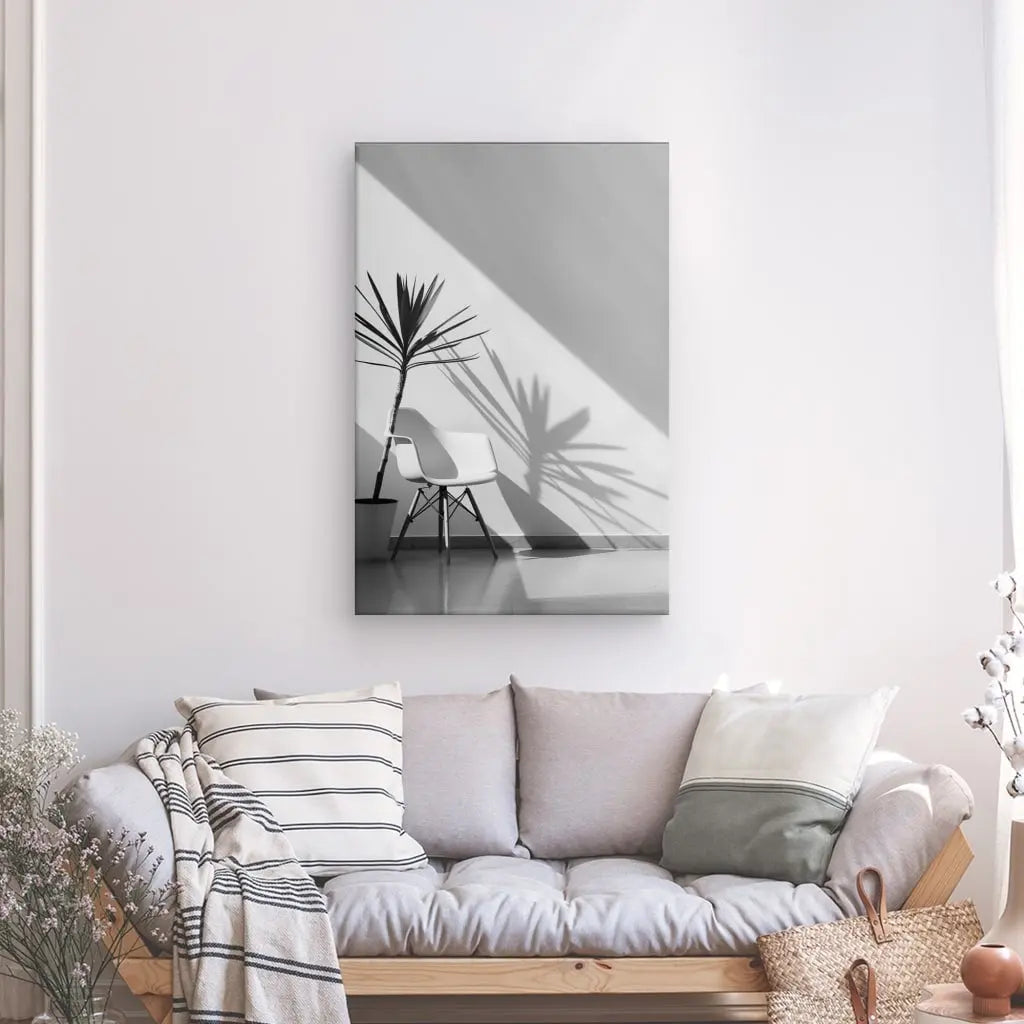 Tableau Intérieur Moderne Jeux de Lumières Monochromes - #tag1# - #tag2# 