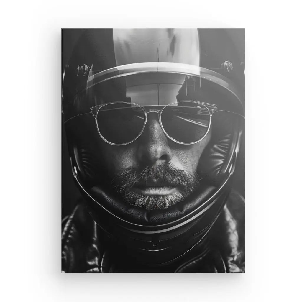 Tableau Motard Moderne noir et Blanc - #tag1# - #tag2# 