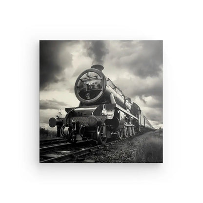 Tableau Locomotive Vapeur Noir et Blanc - #tag1# - #tag2# 