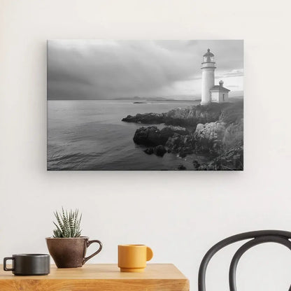 Tableau Phare Breton Noir et Blanc - #tag1# - #tag2# 