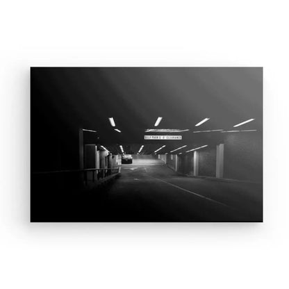 Tableau Parking Souterrain Noir et Blanc - #tag1# - #tag2# 