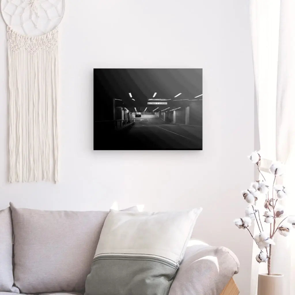 Tableau Parking Souterrain Noir et Blanc - #tag1# - #tag2# 