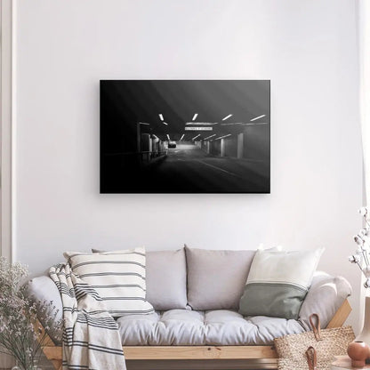 Tableau Parking Souterrain Noir et Blanc - #tag1# - #tag2# 