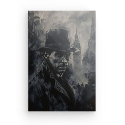 Tableau Portrait Sherlock Holmes Monochrome - #tag1# - #tag2# 
