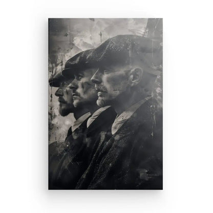 Tableau Peaky Blinders  Noir et Blanc - #tag1# - #tag2# 