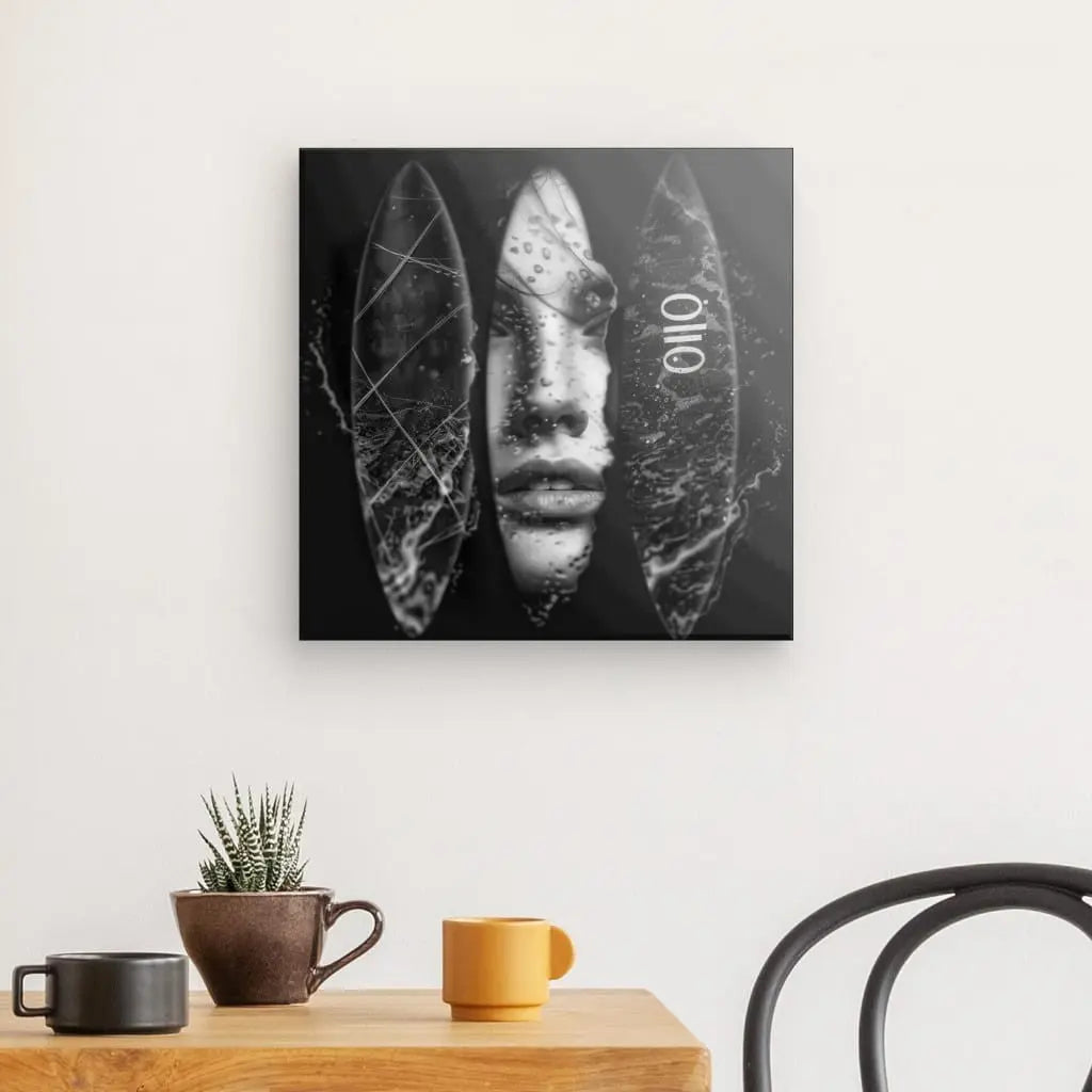 Tableau Noir et Blanc Planches de Surf - #tag1# - #tag2# 