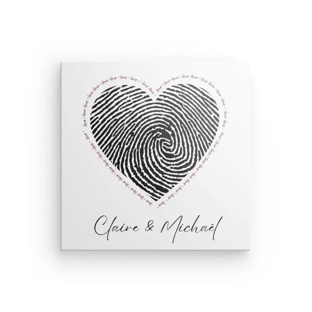 Tableau Personnalisé Couple Prénoms - #tag1# - #tag2# 