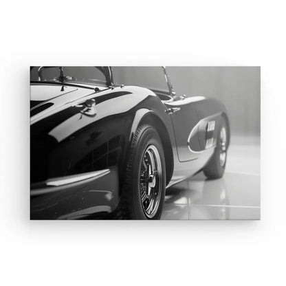 Tableau Voiture Décapotable Noir et Blanc - #tag1# - #tag2# 