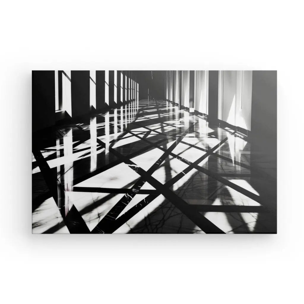 Tableau Ombre et Lumière Architecture Noir et Blanc - #tag1# - #tag2# 