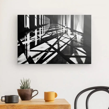 Tableau Ombre et Lumière Architecture Noir et Blanc - #tag1# - #tag2# 