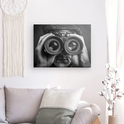 Tableau Marin Visage Jumelles Drôle Noir et Blanc - #tag1# - #tag2# 
