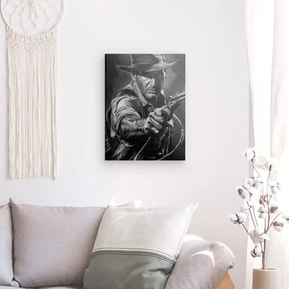 Tableau Indiana Jones Noir et Blanc - #tag1# - #tag2# 